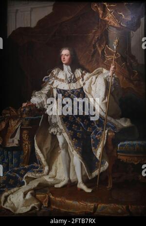 EXHIBITION HYACINTHE RIGAUD AT THE PALACE OF VERSAILLES Stock Photo