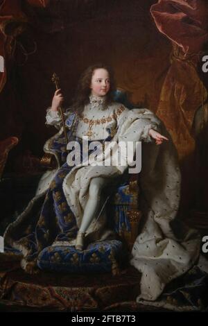 EXHIBITION HYACINTHE RIGAUD AT THE PALACE OF VERSAILLES Stock Photo