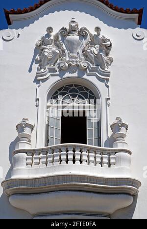 Neocolonial style in architecture, Rio de Janeiro, Brazil Stock Photo ...