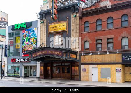 The Ed Mirvish Theatre in Yonge Street in Toronto downtown Canada. The old building is a historic place in the capital of the Ontario province Stock Photo Alamy