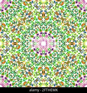 Geometrical abstract bohemian petal mandala pattern background Stock Vector