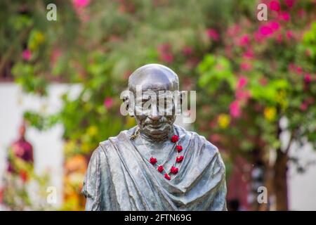 Various views of the Sabarmati Ashram Stock Photo