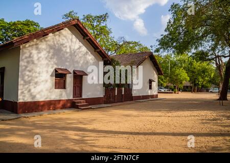 Various views of the Sabarmati Ashram Stock Photo