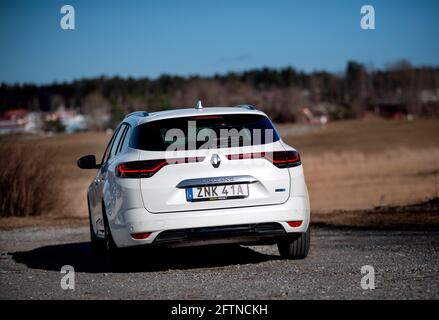 Renault Mégane Sports Tourer E-Tech. A parked car  Photo: Pontus Lundahl / TT / code 10050 Stock Photo