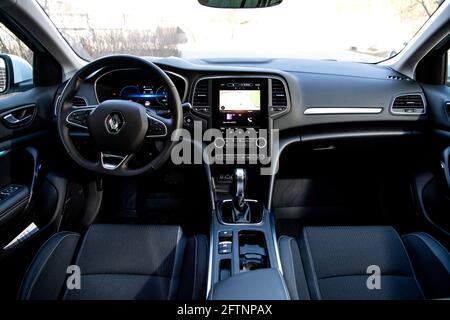 Renault Mégane Sports Tourer E-Tech. Car interior Photo: Pontus Lundahl / TT / code 10050 Stock Photo