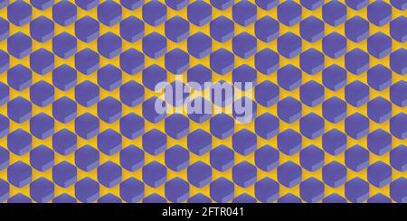 Gradient hexagonal background Vector Stock Vector