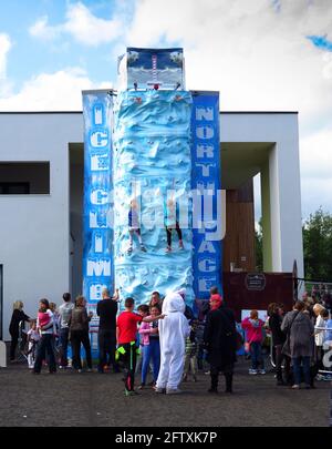 Kirkintilloch Canal Festival at Southbank Marina on Forth and Clyde Canal Stock Photo