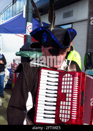 Kirkintilloch Canal Festival at Southbank Marina on Forth and Clyde Canal Stock Photo