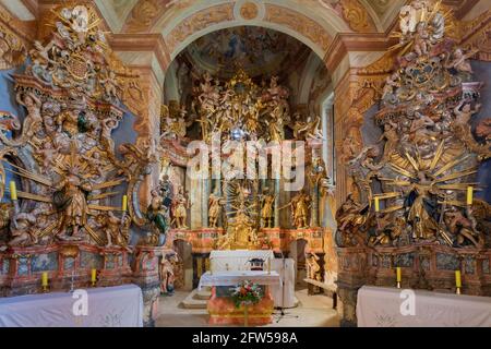 Our Lady of the Snows church in village Belec, Zagorje, Croatia Stock Photo