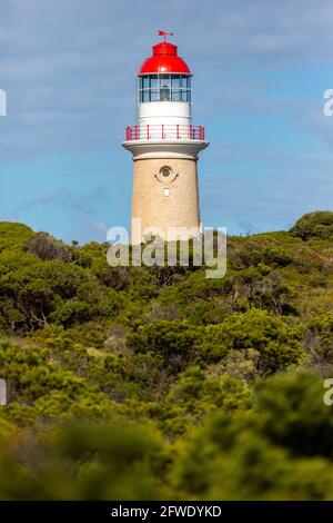 The Cape Du Couedic Lighthouse on Kangaroo Island South Australia on May 8th 2021 Stock Photo