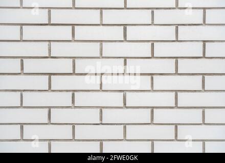 White rustic brick wall - high quality texture. Background for your projects and creative work. Stock Photo