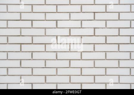 White rustic brick wall - high quality texture. Background for your projects and creative work. Stock Photo