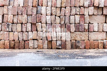 stack of brick stones Stock Photo