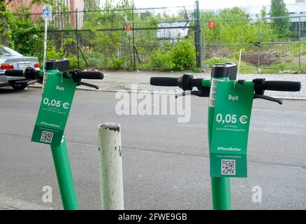 E scooter of Bolt in Berlin Stock Photo