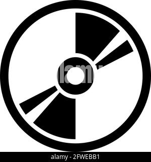 Compact Disk, Blu-ray, CD or DVD. Flat Vector Icon illustration set ...