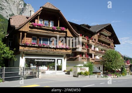Kandersteg Bernese Oberland Switzerland Stock Photo