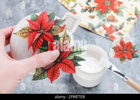 Various Shapes Made of Styrofoam for Decorating with Decoupage