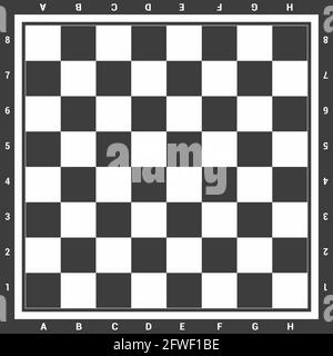 Modern black chess board with letters and numbers background design ...