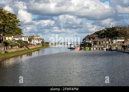 Bude Canal Stock Photo