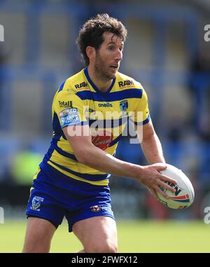 Warrington Wolves' Stefan Ratchford during the Betfred Super League match at the Halliwell Jones Stadium, Warrington. Picture date: Saturday May 22, 2021. Stock Photo