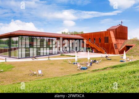 The Karcher Hala Cracovia, a multipurpose arena complex in Krakow, Poland. Stock Photo