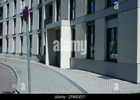 New housing estate in Neuaubing (Aubing) is the westernmost district of Munich. Stock Photo