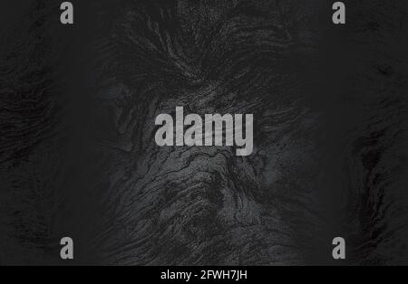 Luxury black metal gradient background with distressed wooden parquet texture. Vector illustration Stock Vector