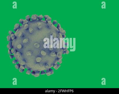 corona virus textured background or corona virus green screen icon. corona virus cartoon. corona virus 3d design. Stock Vector