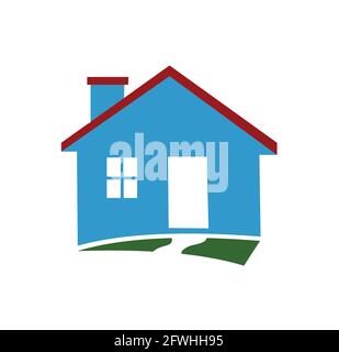 Home logo icon vector isolated on white background Stock Vector