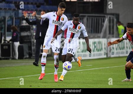 Genoa CFC Vs Cagliari Calcio Editorial Photo - Image of marin