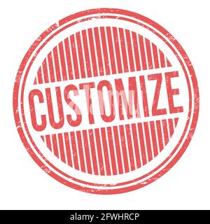 Custom made text rubber stamp Royalty Free Vector Image