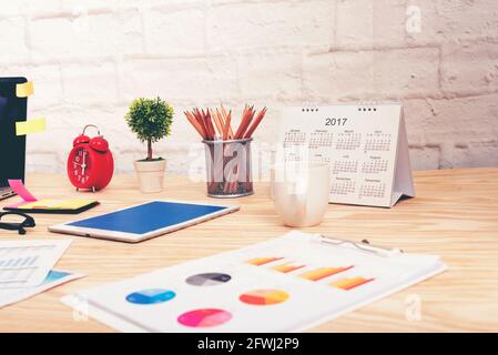 Spreadsheet Document Information Financial Startup Concept. Financial Planning Accounting Report. Stock Photo