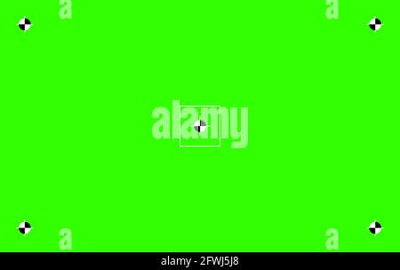 Green colored chroma key background screen flat style design vector illustration. Stock Vector