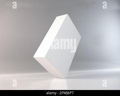 Realistic Long Box Packaging Mockup Template Stock Photo - Alamy