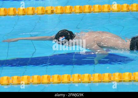 Thom De Boer Of Netherlands Semi Final 50 M Freestyle During The 2021 Len European Championships Swimming Event On May 22 2021 At Duna Arena In Budapest Hungary Photo Laurent Lairys Dppi Stock Photo Alamy