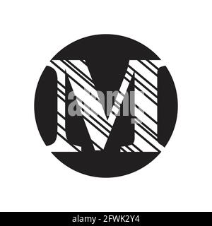 Letter M Logo Template vector icon design Stock Vector