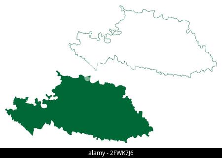 Map Of Beed District In Maharashtra Beed District (Maharashtra State, Aurangabad Division, Republic Of India)  Map Vector Illustration, Scribble Sketch Beed Map Stock Vector Image & Art  - Alamy