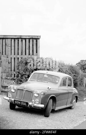 May 2021 - Classic Rover 100 car built between 1959 and 1962 Stock Photo