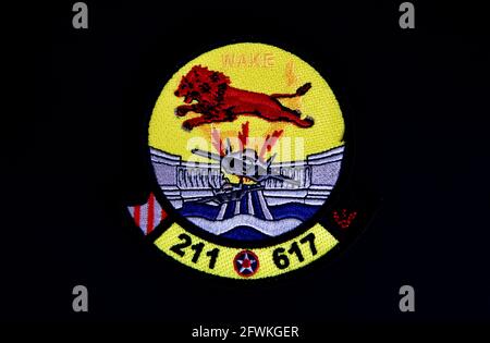 617 Squadron F-35 Carrier Group Patch Stock Photo