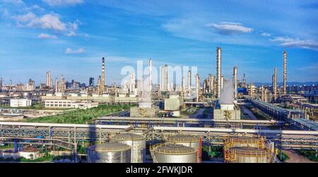 Petrochemical plant Stock Photo