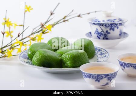 Ching Ming festival food group in the spring Stock Photo