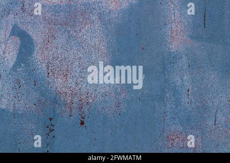 Abstract grunge concrete gray blue uneven texture. Promotional loose gray wallpaper with space.  Stock Photo