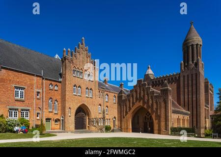 England, Isle of Wight, Ryde, Quarr Abbey Stock Photo