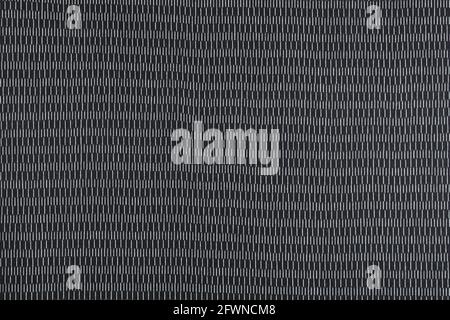 Ikat veneer background in strict dark grey color, texture for your unique interior look. Stock Photo