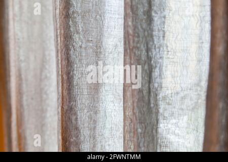 Black and gray tulle background with drapery background Stock Photo