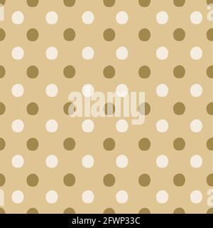 Polka dots seamless pattern vector, Stock Vector