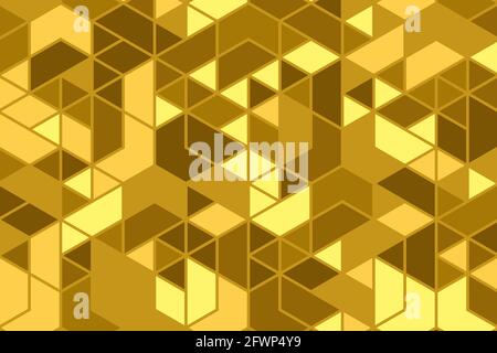 Gold geometric seamless pattern design modern. Luxury background with golden line for,rug,carpet,wallpaper,clothing,wrapping,batik,fabric Stock Vector