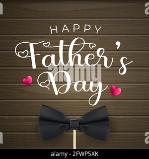 Happy Father's Day Background. Poster, flyer, greeting card, header for website. Vector Illustration Stock Vector