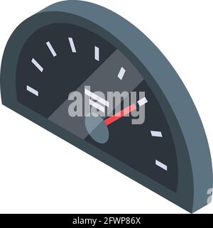 Fast ssl certificate icon. Isometric of Fast ssl certificate vector icon for web design isolated on white background Stock Vector