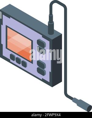 Endoscope device icon. Isometric of Endoscope device vector icon for web design isolated on white background Stock Vector